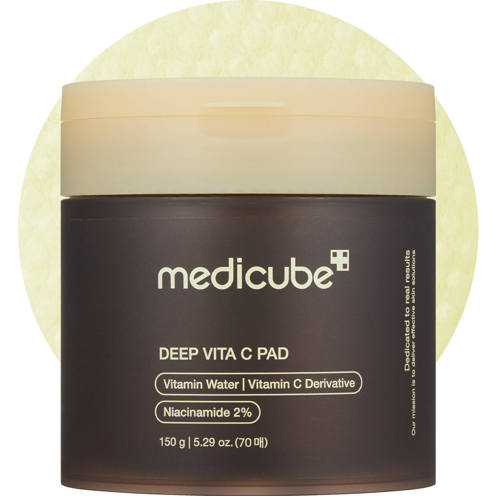 medicube Toner Pads Zero Pore Pad 2.0 | Dual-Textured Facial Pad for Exfoliation and Pore Care with 4.5% AHA Lactic Acid, 0.45% BHA Salicylic Acid | Ideal for All, Korean Skin Care, 70 Pads (1 Pack)