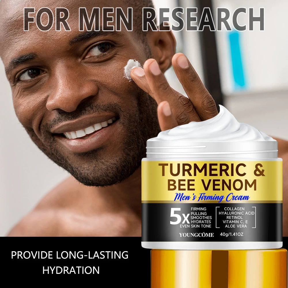  250g Men's Firming Lifting Neck and Face Moisturizing Cream with Retinol Refreshing and Hydrating Improves Skin Elasticity ﻿