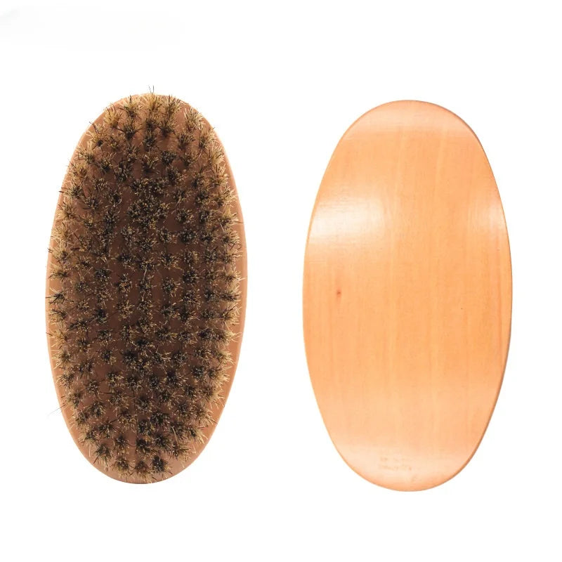 Natural Boar Bristle Beard Brush for Men Bamboo Face Massage That Works Wonders To Comb Beards and Mustache Drop Shipping