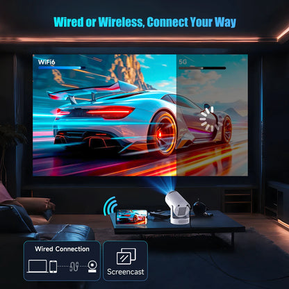 Magcubic 8K Wifi6 Projector 290ANSI Android 14 Dual WIFI Allwinner H726 BT5.0 1280*720P Home Cinema Outdoor portable HY300 Pro +
