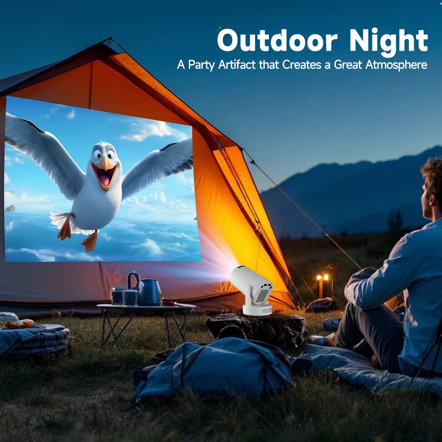 Magcubic 8K Wifi6 Projector 290ANSI Android 14 Dual WIFI Allwinner H726 BT5.0 1280*720P Home Cinema Outdoor portable HY300 Pro +