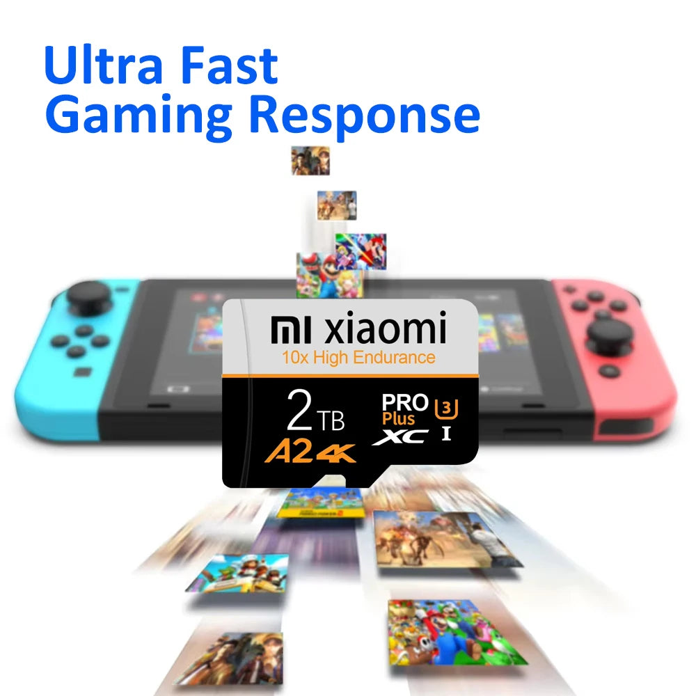 Original SD Card 2TB Extreme Speed Micro TF Flash Card 1TB 128GB Tarjeta Ultra Memory Card 512GB For Xiaomi Electronic Devices