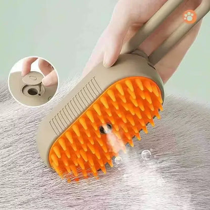 Cat Dog Pet Spray Massage Brush One Button Steam Spray Folding Rotatable Floating Hair Bath Hair Removal Brush Comb#pet cleaning tools