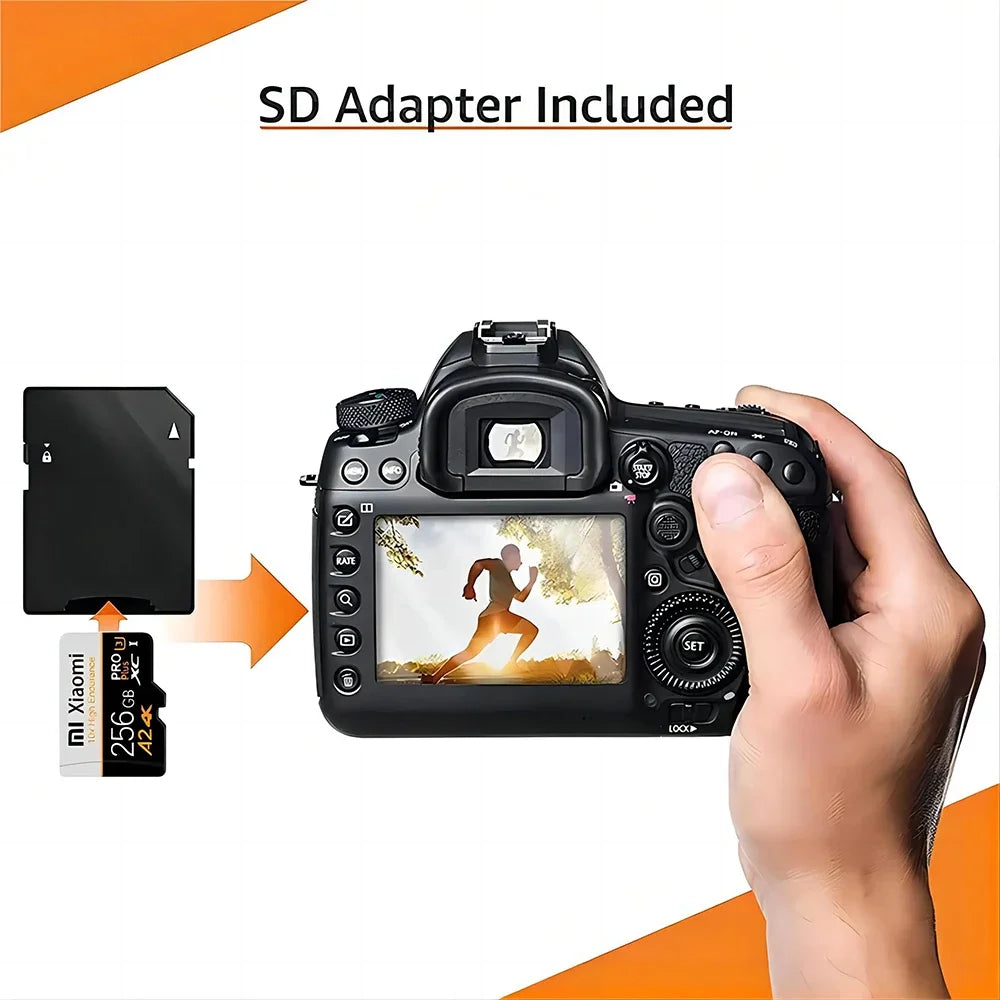 Original SD Card 2TB Extreme Speed Micro TF Flash Card 1TB 128GB Tarjeta Ultra Memory Card 512GB For Xiaomi Electronic Devices
