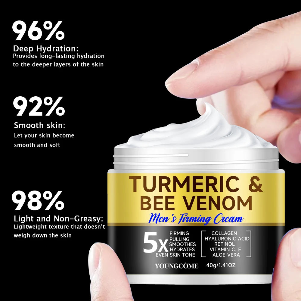 250g Men's Firming Lifting Neck and Face Moisturizing Cream with Retinol Refreshing and Hydrating Improves Skin Elasticity ﻿