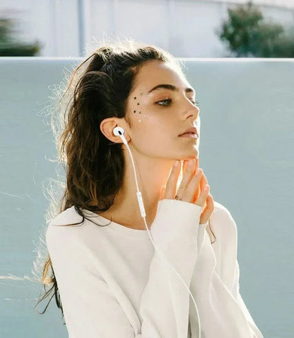 Original Earphones For Apple iPhone 14 Pro Max Lightning Headphones 13 12 11 Mini X XS XR SE 6 7 8 Plus Wired In-Ear Call Earbud